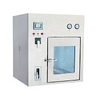 Hydrogen peroxide pass box VHP