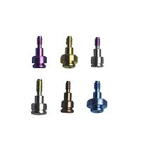 Titanium implant screw P25indexedscrewCAD/CAM