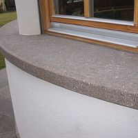 Natural stone window sill exterior