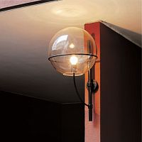Contemporary wall light LYNDONgardenmetalglass