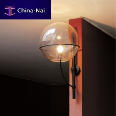Contemporary wall light LYNDONgardenmetalglass
