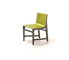 Contemporary chair GAZELLEashfabricleather