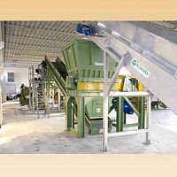 Plastic recycling plant