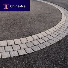 Paved drainage channel AQUALINE concretefor public spaces