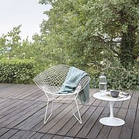 Contemporary chair Diamondoutdoorsteelsteel base