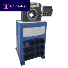 Hydraulic hose crimping machine KM-81Cfor elbow fittingsautomatichydraulic