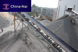 Belt conveyor transferfeedingconstruction