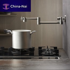 Wall-mounted mixer tap POT FILLER 9600stainless steelkitchen1-hole