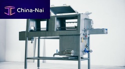 Air blast washing machine watersprayfor the plastics industry