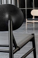 Contemporary fireside chair FERDINANDfabricwoodenwithout armrests