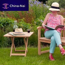 Contemporary side table ROBLEoakoak basesquare