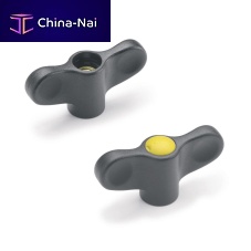 Wing nut GN 634brassplastic