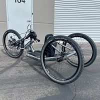 Crank-propelled recumbent trike ARCeadultmagnesiumblue