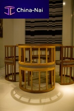 Contemporary armchair EAT YANGwooden