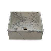 Single-bowl kitchen sink RWSK51without drainboardmarblecountertop