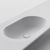 Cristalplant® vanity top OVALcustom
