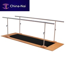 Height-adjustable rehabilitation parallel bars 59BR3PA20base-mounted