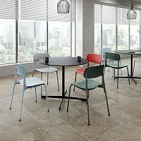 Contemporary chair E.N.A.indoormetalmetal base
