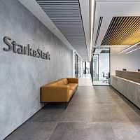Felt suspended ceiling FELTLINEstripfor officeindoor