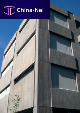 Facade form liner LENNEstamped concrete