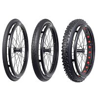 Rear wheelchair wheel