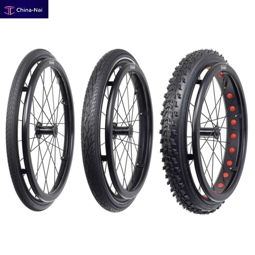 											Rear wheelchair wheel