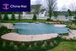 Security swimming pool cover MESH