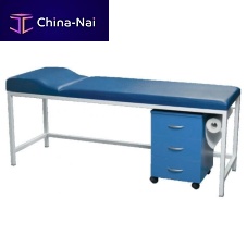 Manual examination table MS 1610with adjustable backrestwith storage unit1-section