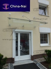 Entrance canopy DASZEK 2metalglassflat