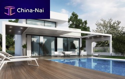 Sliding pergola cover ARMONIA TETTOIA