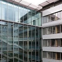 Stick system curtain wall HEADQUARTERS WGV, STUTTGARTaluminum and glass