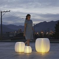 Floor-standing lamp MOLO URCHIN SOFTLIGHTtextilepapercontemporary