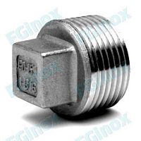 Square-head plug BC15Groundthreadedmale