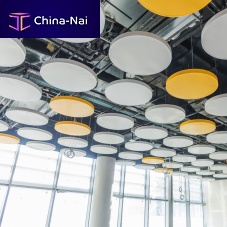 Metal suspended ceiling ISLAND SYSTEMtilepanelfloating