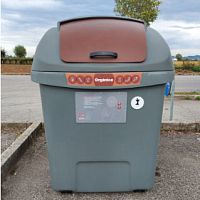 Smart waste container CCA plasticfor urban wastemobile