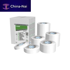 Resilient adhesive strip MAPECONTACT PLUSfor stair treadsdouble-sided
