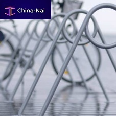 Floor-mounted bike rack SPIRAsteelcommercialfor public space