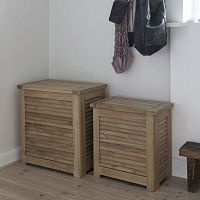 Teak laundry basket 5066200