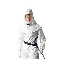 Unisex protective coveralls T-Airline 1000 Mbreathablesterilewhite