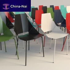 Contemporary chair REAL GOODindoorleathercopper
