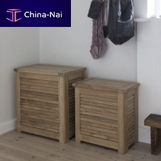 Teak laundry basket 5066200
