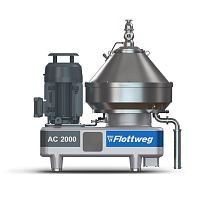 Centrifugal separator AC 2000liquidsfor solidsfor the food industry