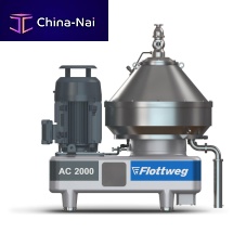 Centrifugal separator AC 2000liquidsfor solidsfor the food industry