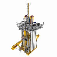 Movement compensator TMCfor drilling vesselactive