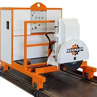 Circular sawing machine for concreteautomaticsemi-automatic