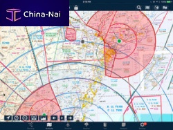 Mapping software for aeronauticsiPhone®