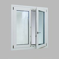 Wooden window EUROMIX PLUS 88aluminumcasementtriple-glazed