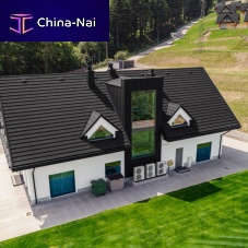 Pitched roofing Thunderstonestone-coated metalroof tile look