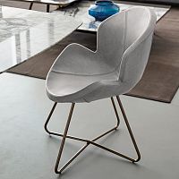 Contemporary chair VICTORIAindoorleatherpolyurethane
