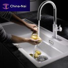 Single-bowl kitchen sink BLANCO ZENAR XL 6 Swith drainboardcompositeovermount